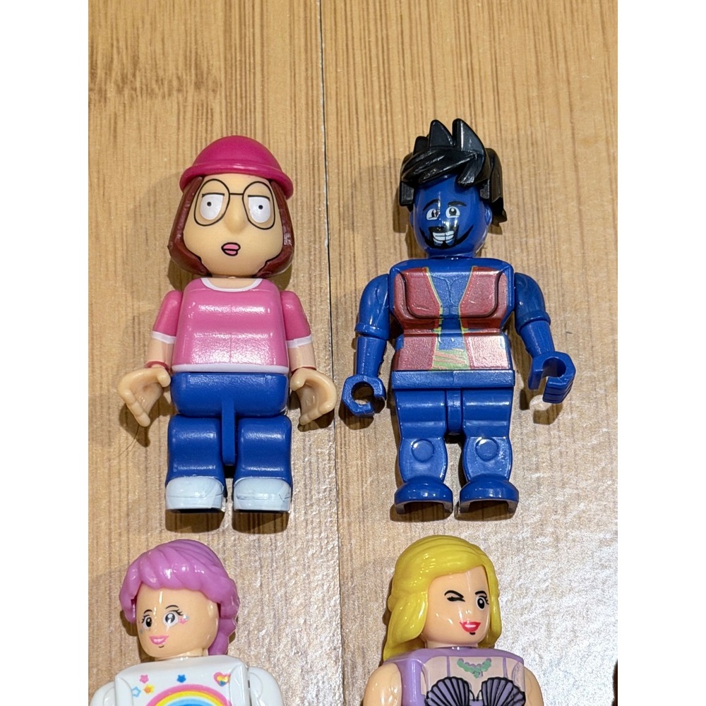 Family Guy McFarlane Figures Lot - RARE Genie Peter, Meg Griffin + LEGO Bricks